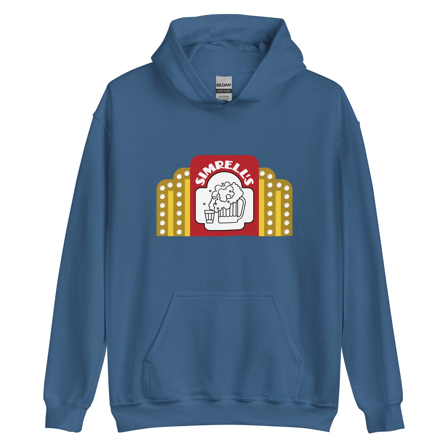 Simmrell's Bar - sign design - Terre Haute Indiana  -  Unisex Hoodie