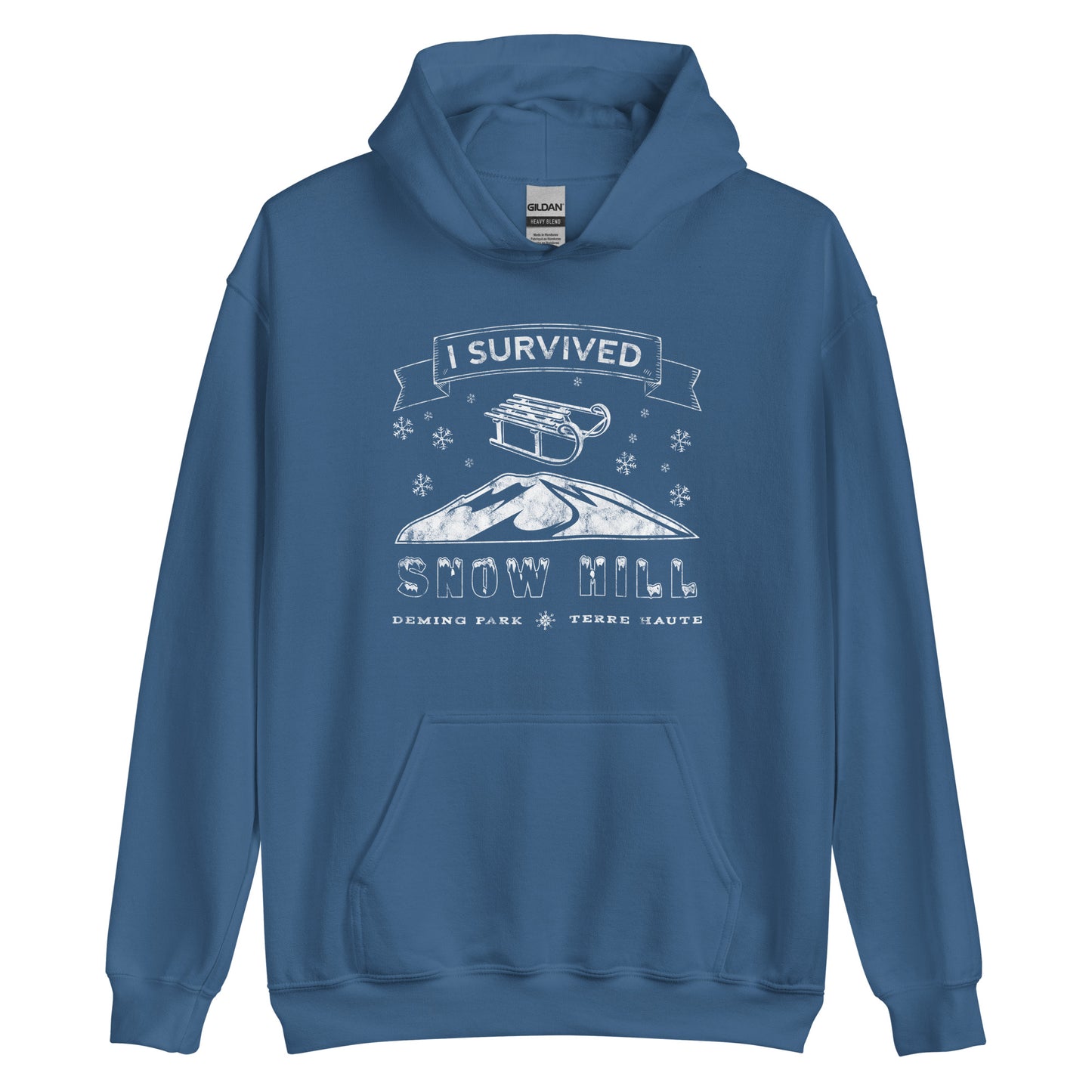 Snow Hill - Deming Park - Terre Haute Indiana  -  Unisex Hoodie