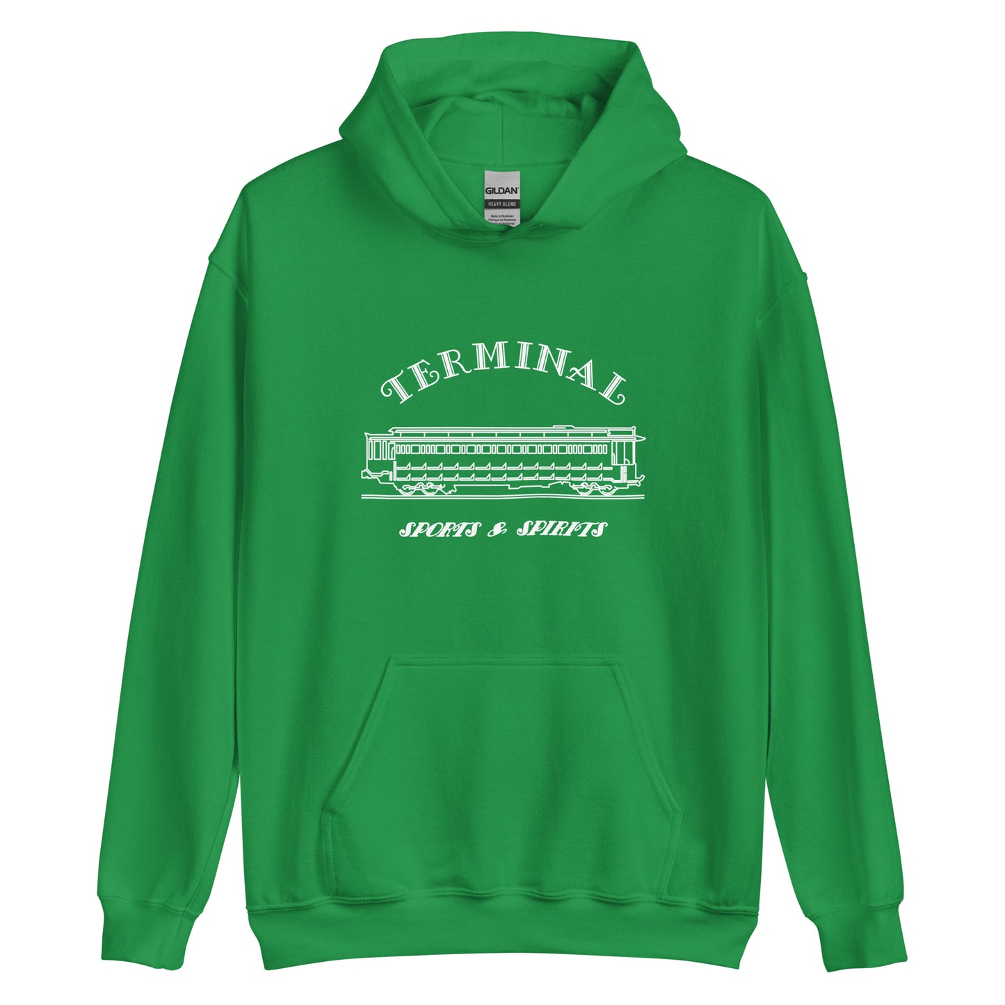 Terminal Sports & Spirits - Terre Haute Indiana - interurban design  -  Unisex Hoodie