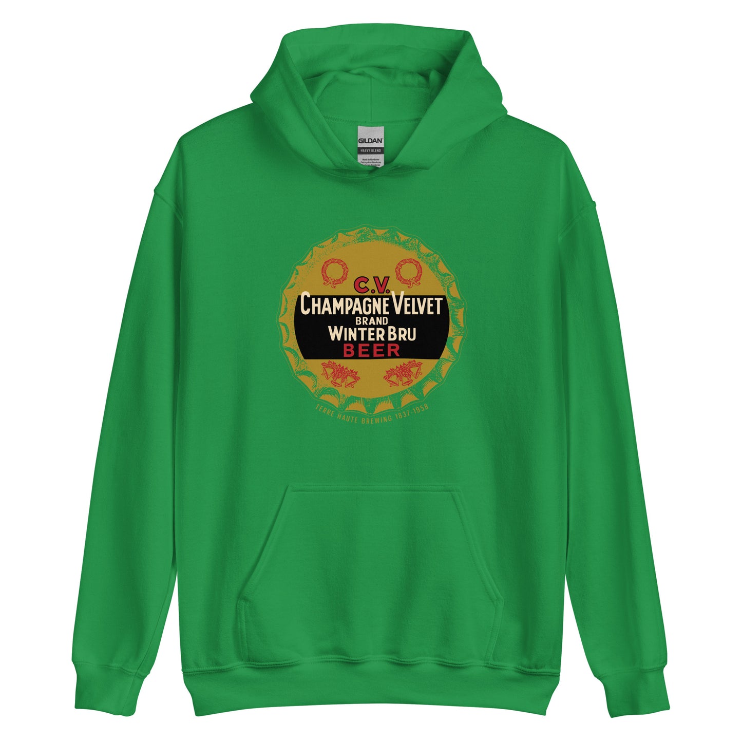 Champagne Velvet Winter Bru (cap) - Terre Haute Indiana  -  Unisex Hoodie