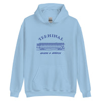 Terminal Sports & Spirits - Terre Haute Indiana - interurban design  -  Unisex Hoodie