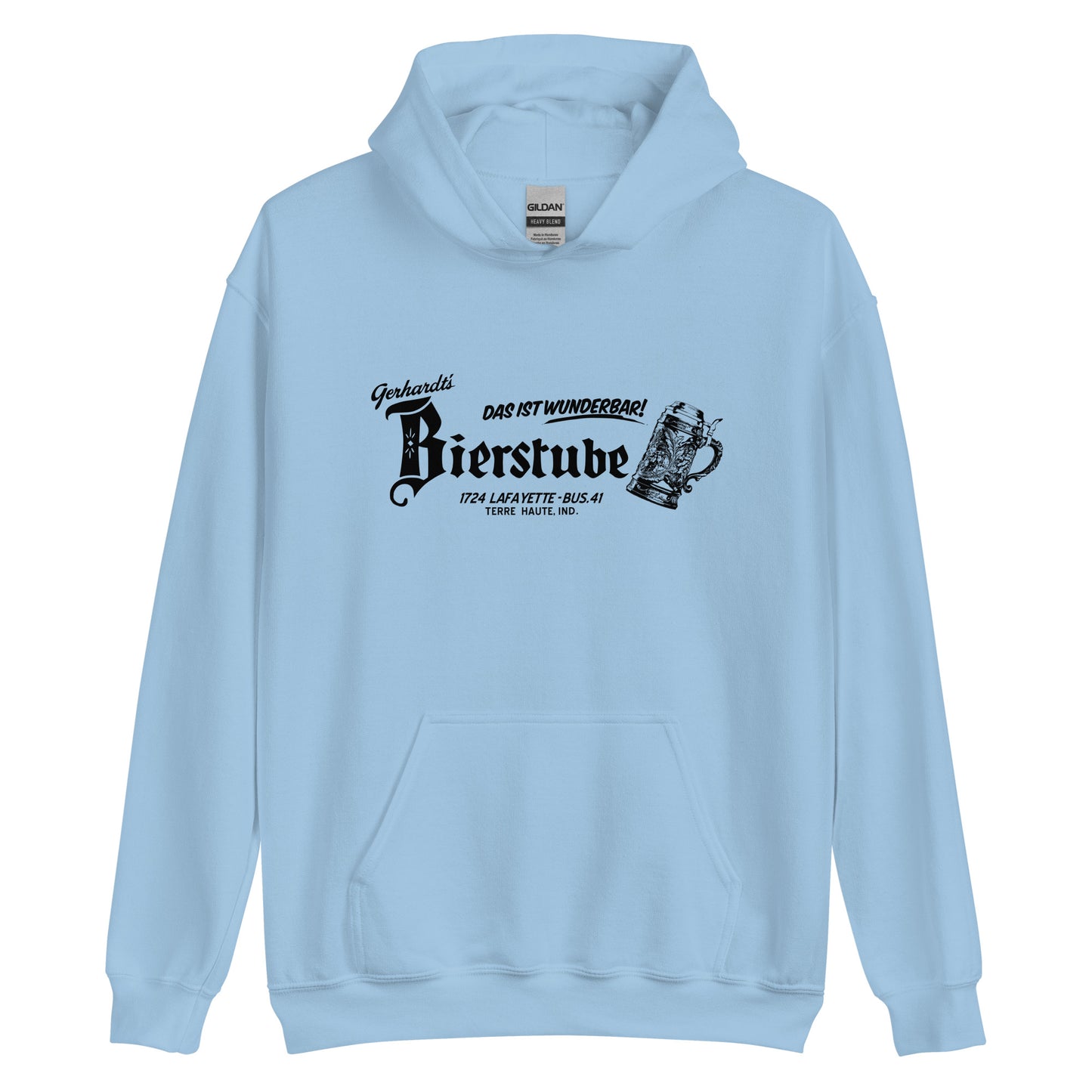 Gerhardt's Bierstube - Terre Haute Indiana  -  Unisex Hoodie