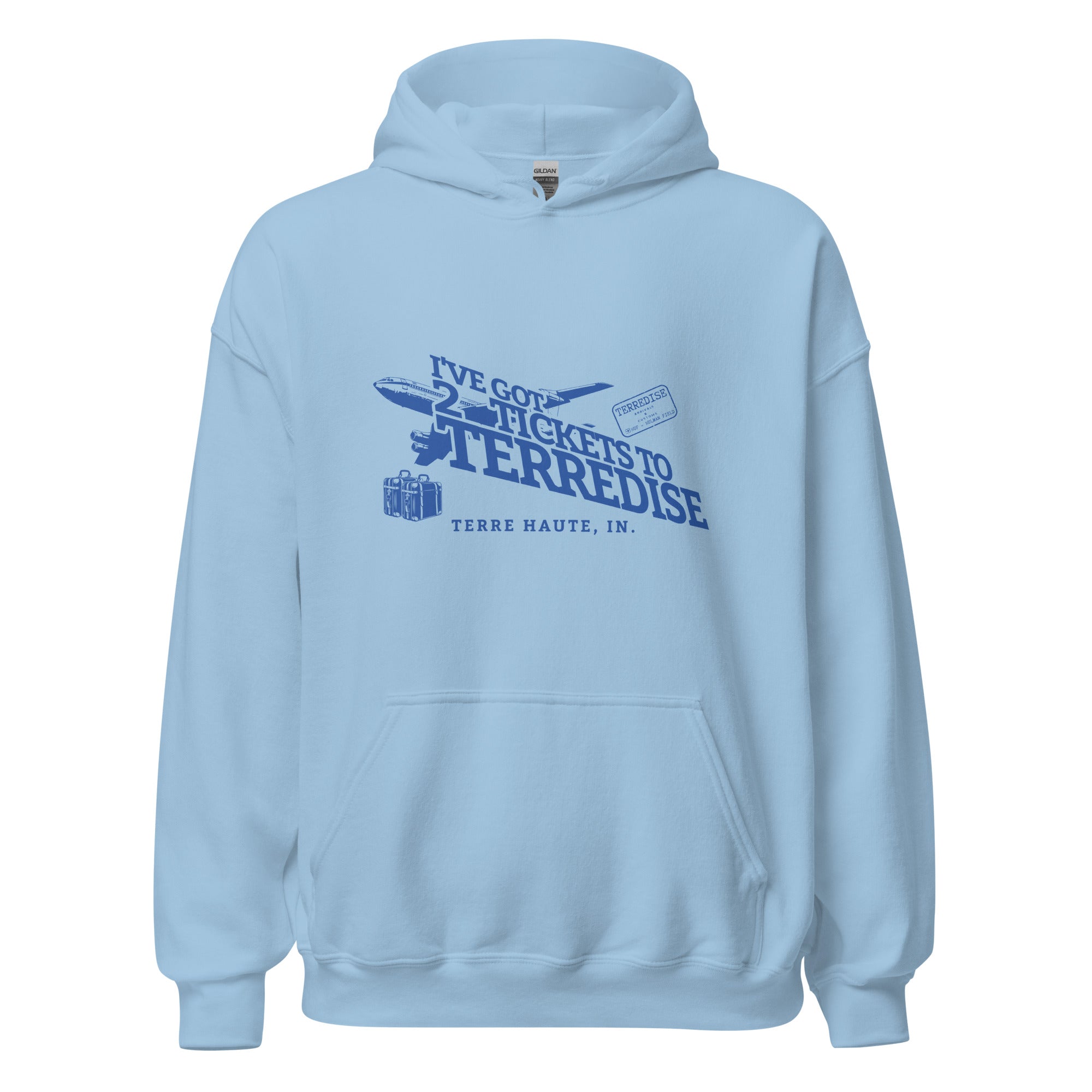2 Tickets to Terredise Hoodie - Terre Haute Paradise - EdgyHaute