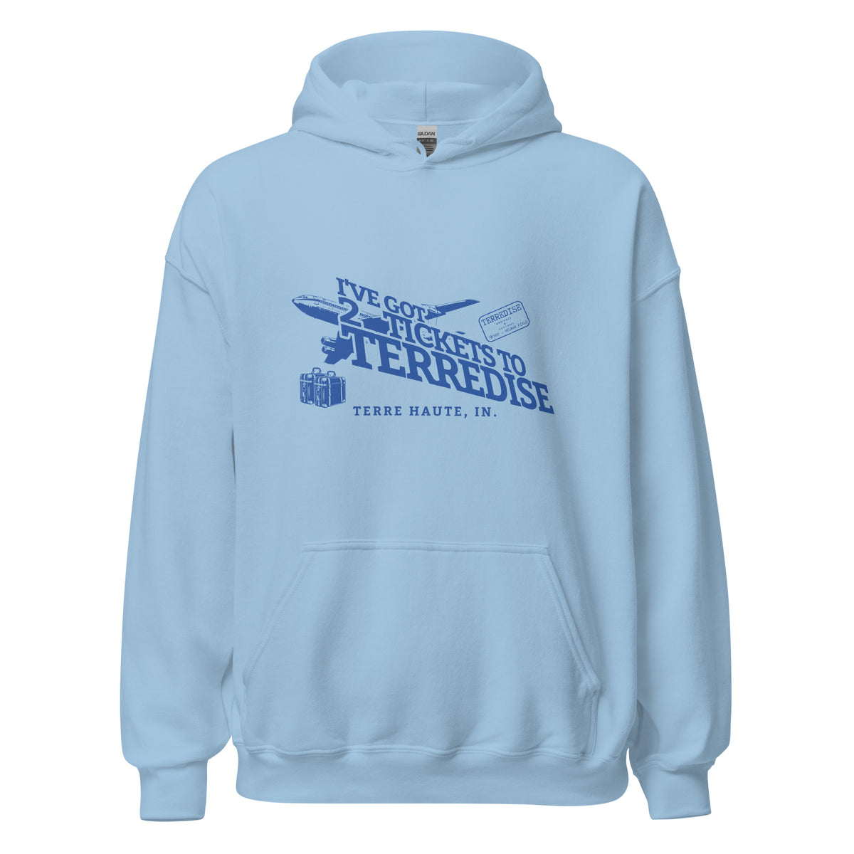 2 Tickets to Terredise Hoodie - Terre Haute Paradise - EdgyHaute
