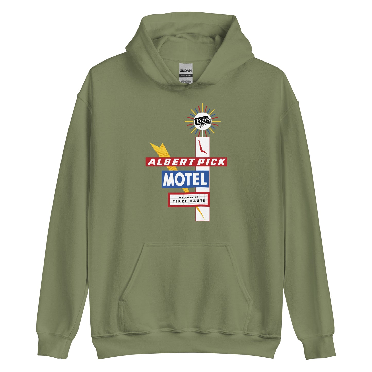 Albert Pick Motel - Terre Haute Indiana  -  Unisex Hoodie