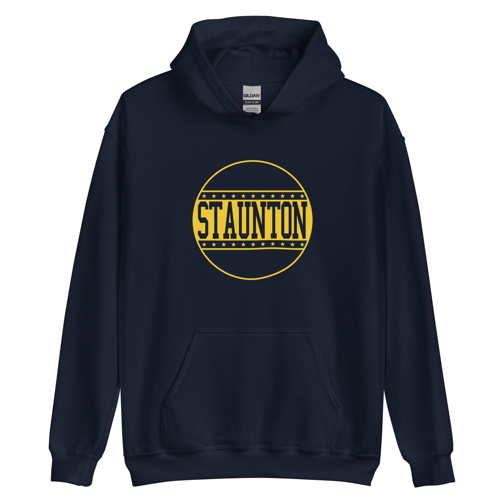 Staunton HS Yellow Jackets - button design  -  Unisex Hoodie