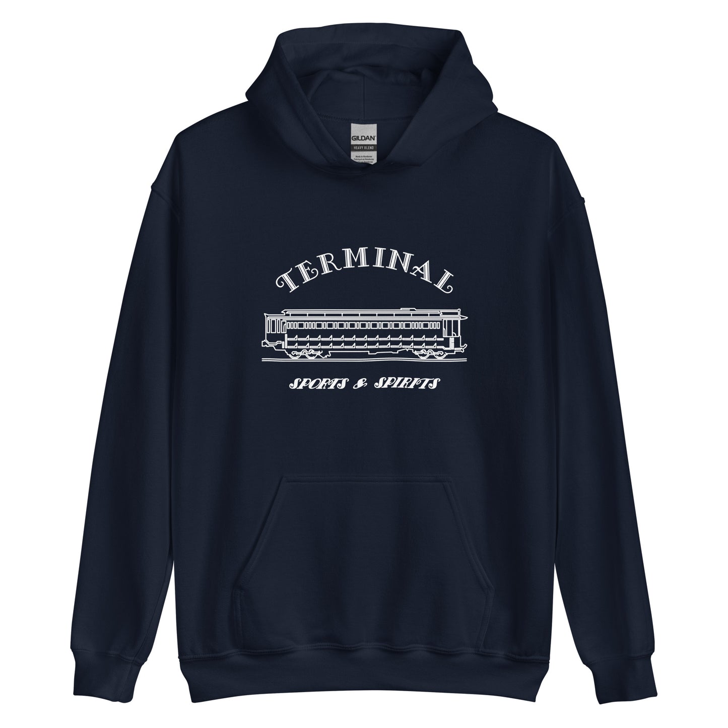 Terminal Sports & Spirits - Terre Haute Indiana - interurban design  -  Unisex Hoodie