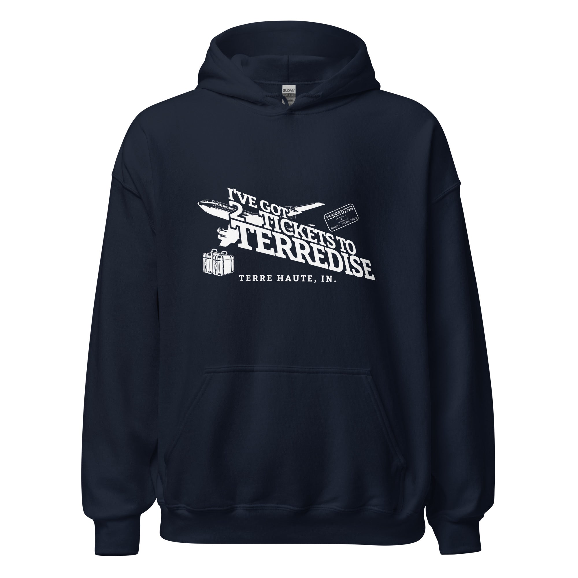 2 Tickets to Terredise Hoodie - Terre Haute Paradise - EdgyHaute