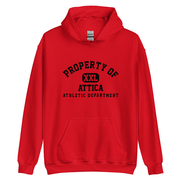 Attica HS Red Ramblers - Property of Athletic Dept. - Unisex Hoodie