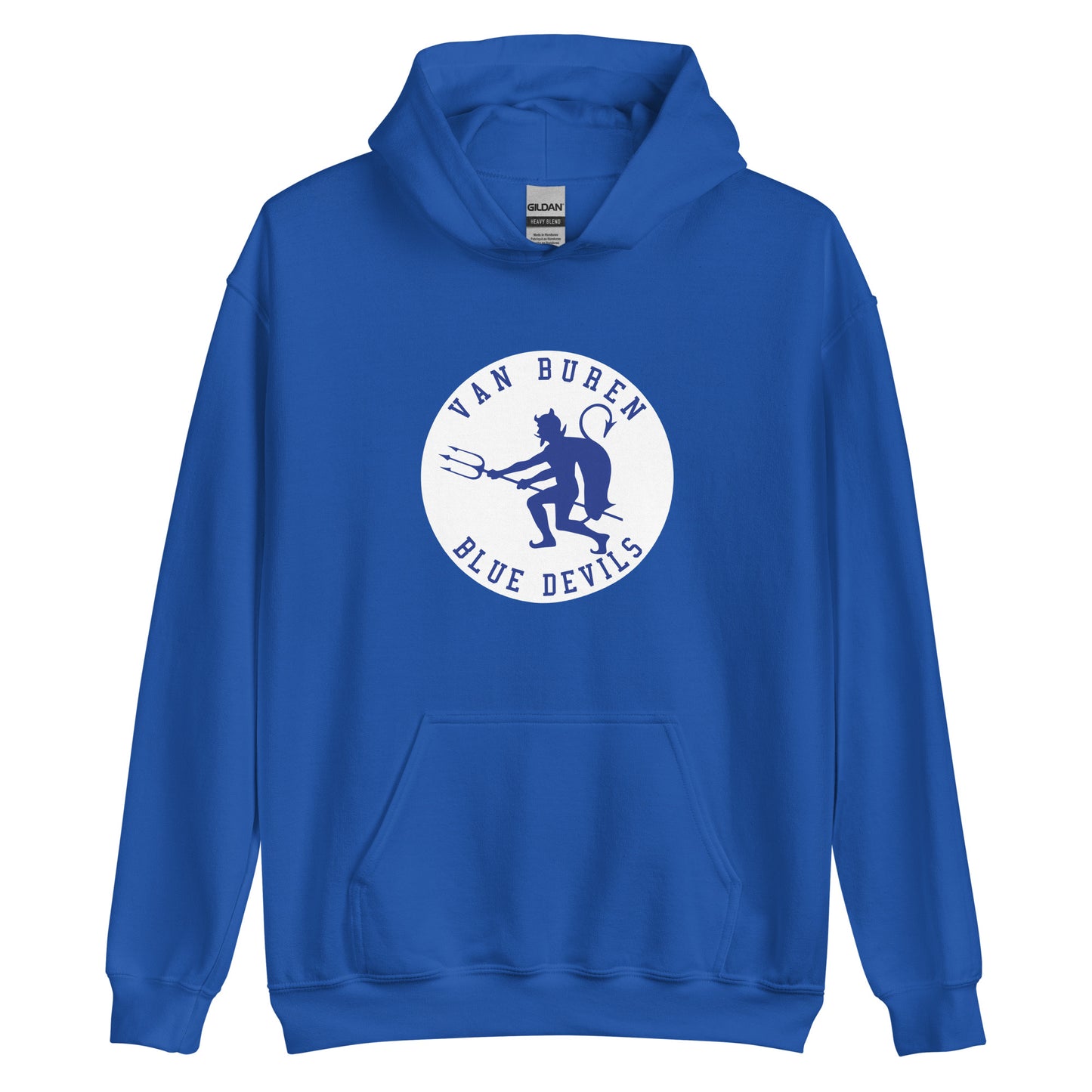 Van Buren HS Blue Devils - mascot design 2  -  Unisex Hoodie