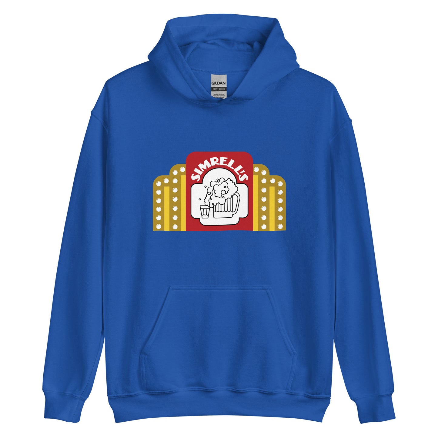 Simmrell's Bar - sign design - Terre Haute Indiana  -  Unisex Hoodie