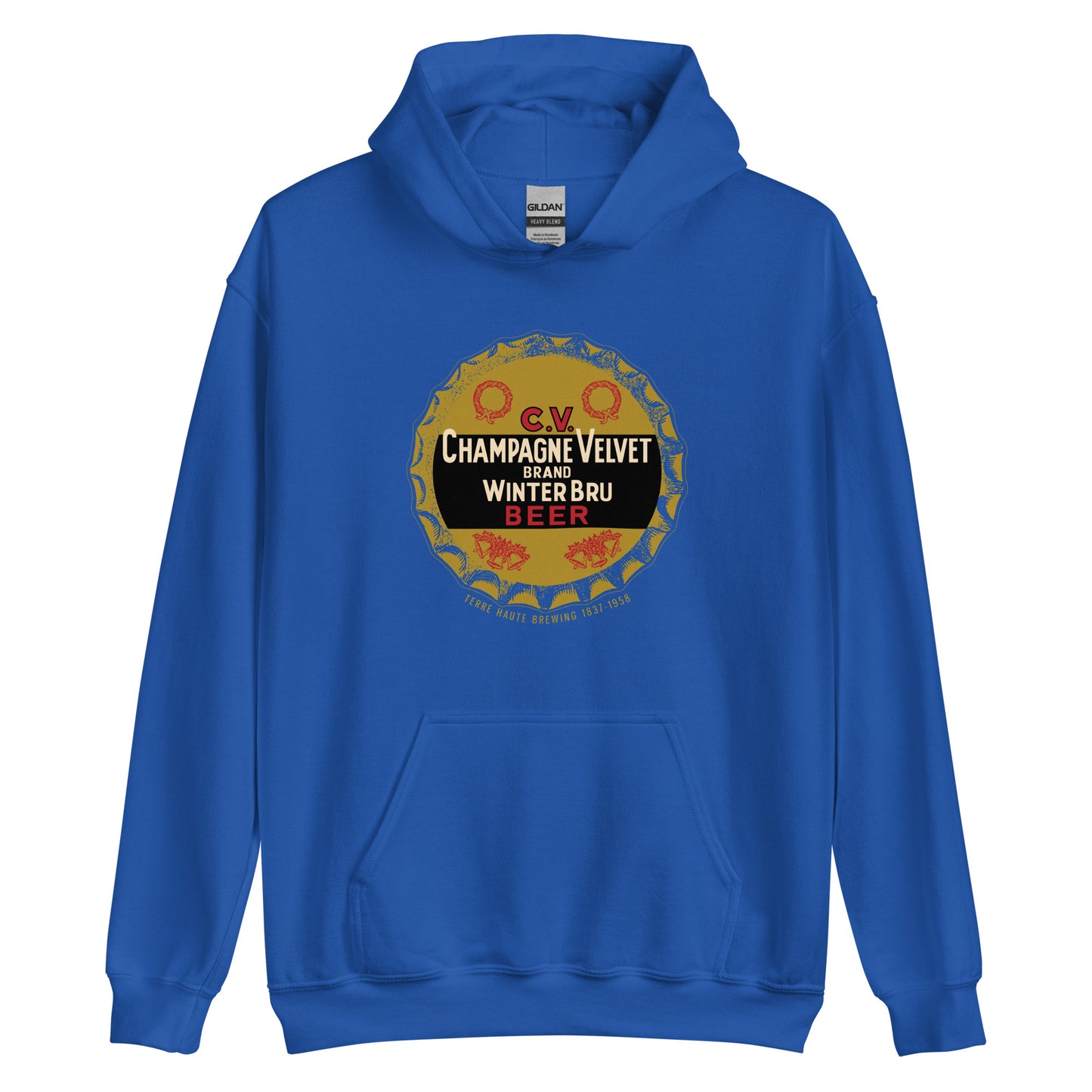 Champagne Velvet Winter Bru (cap) - Terre Haute Indiana  -  Unisex Hoodie