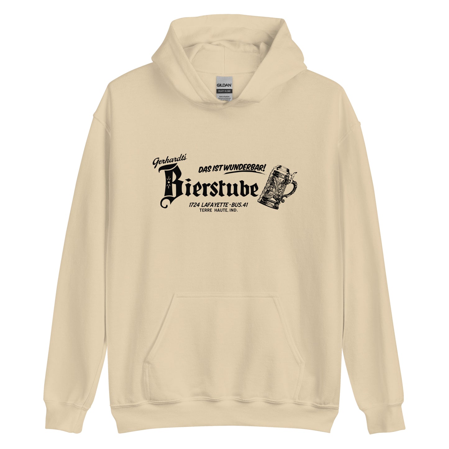 Gerhardt's Bierstube - Terre Haute Indiana  -  Unisex Hoodie