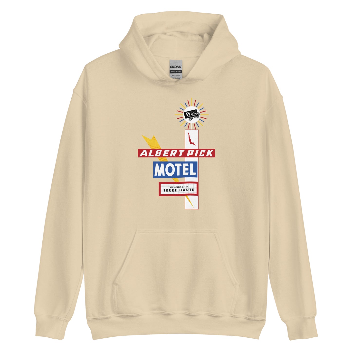 Albert Pick Motel - Terre Haute Indiana  -  Unisex Hoodie