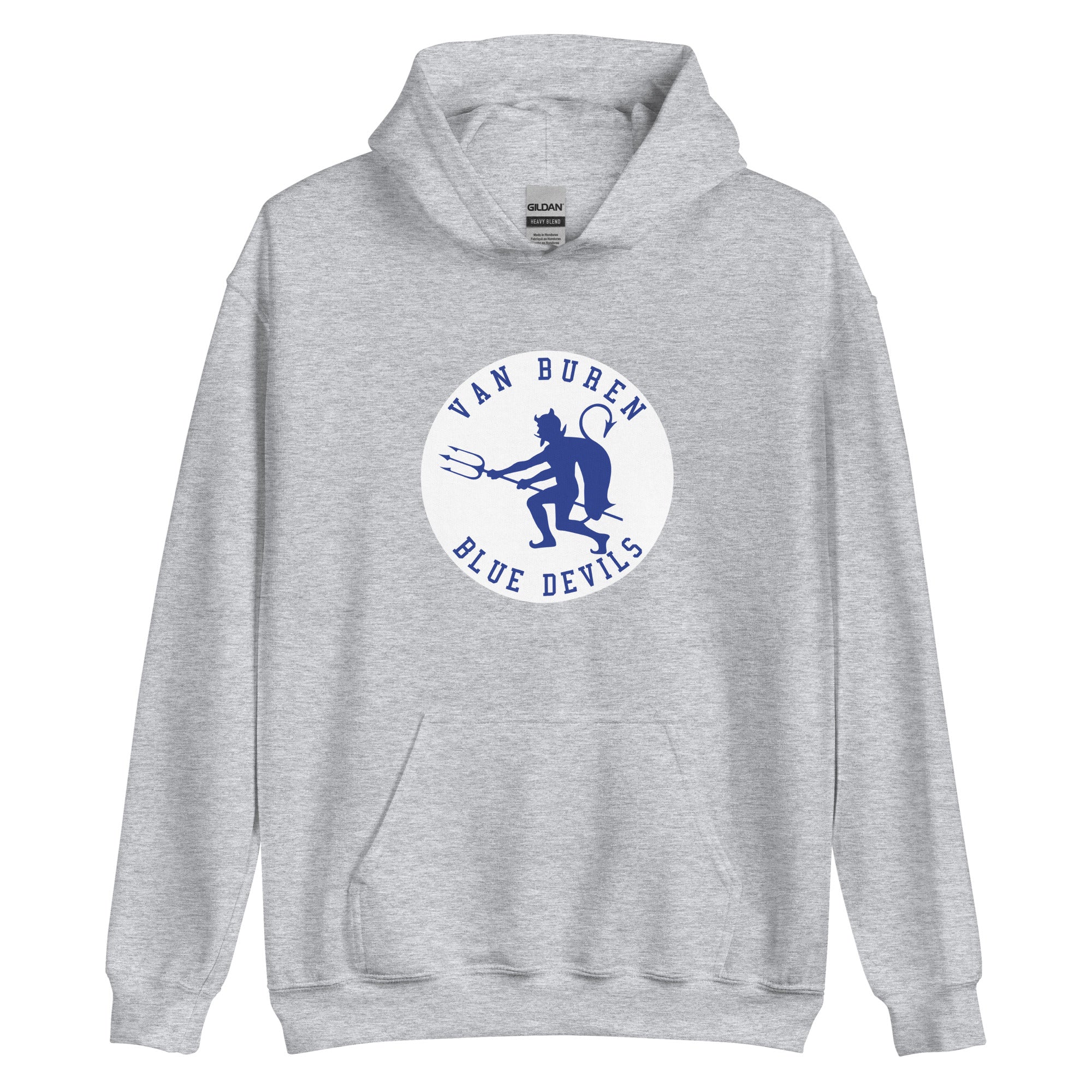 Van Buren HS Blue Devils - mascot design 2  -  Unisex Hoodie