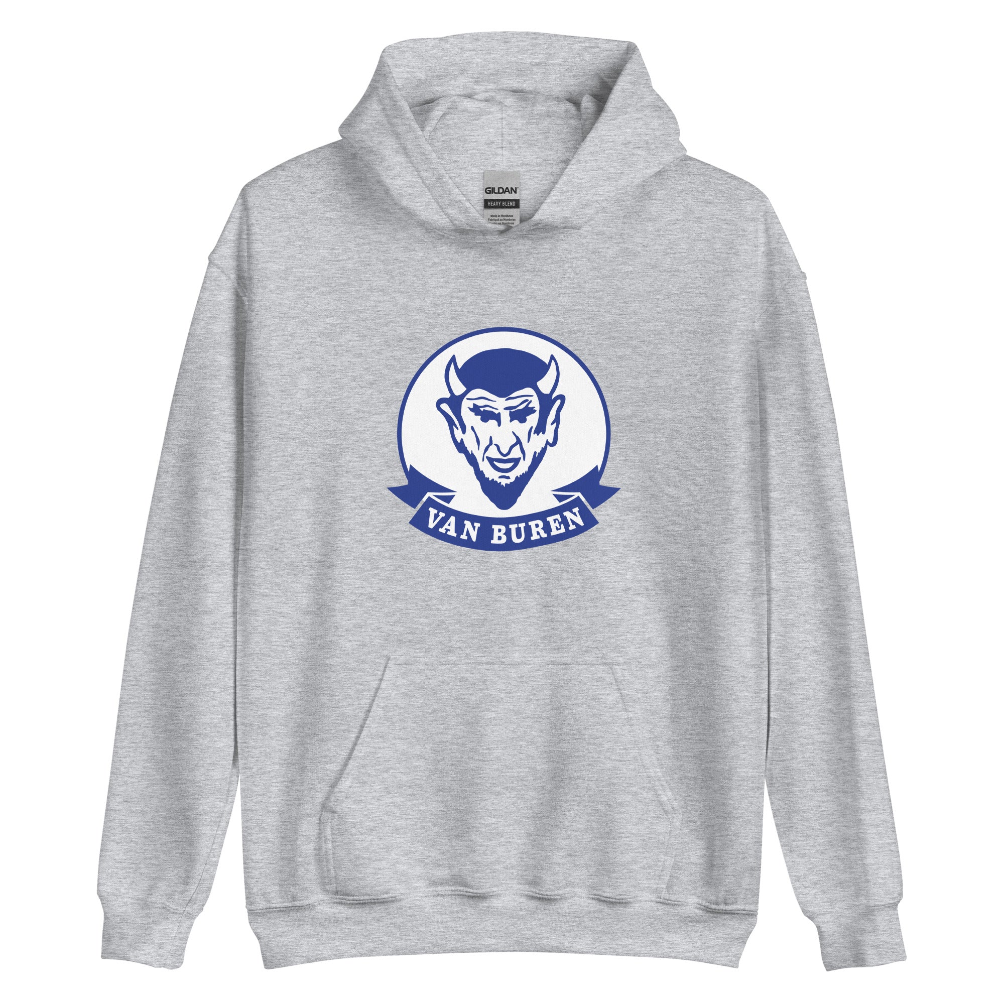 Van Buren HS Blue Devils - mascot design  -  Unisex Hoodie