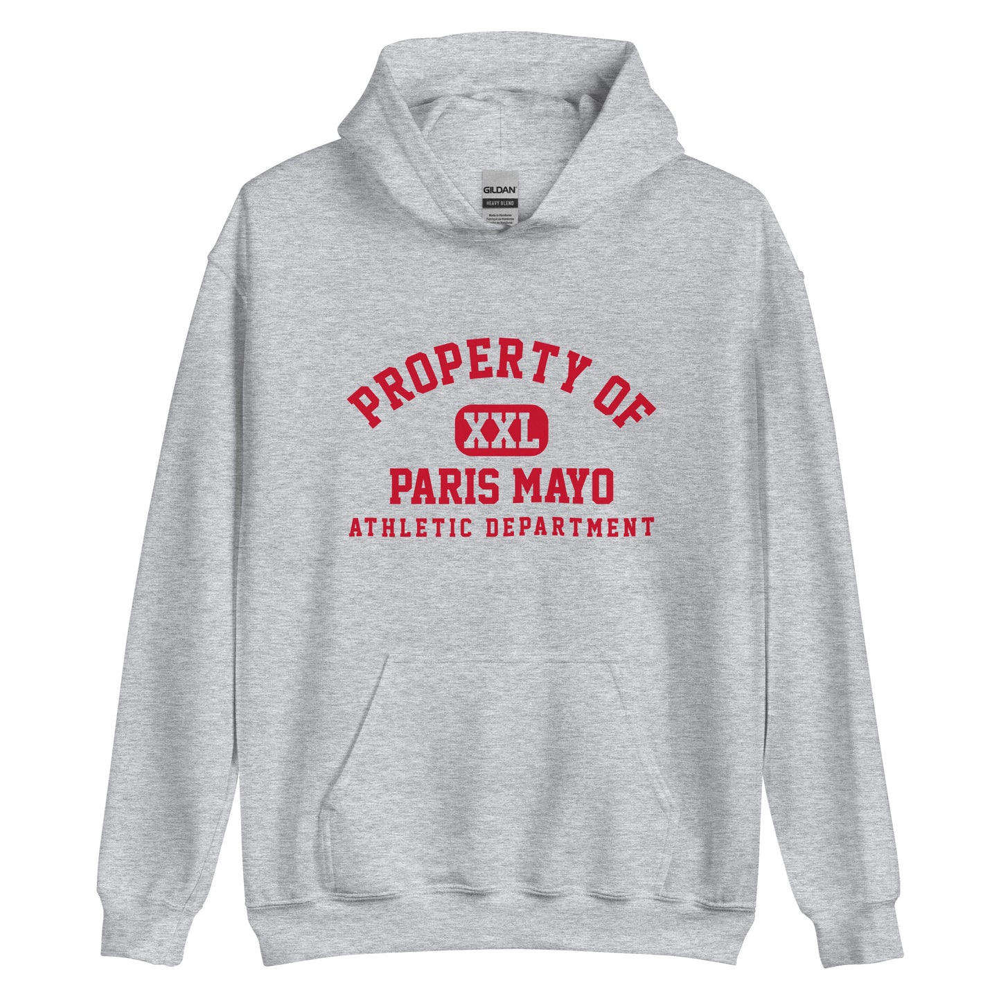 Paris Mayo MS Redbirds - Property of Athletic Dept. - Unisex Hoodie