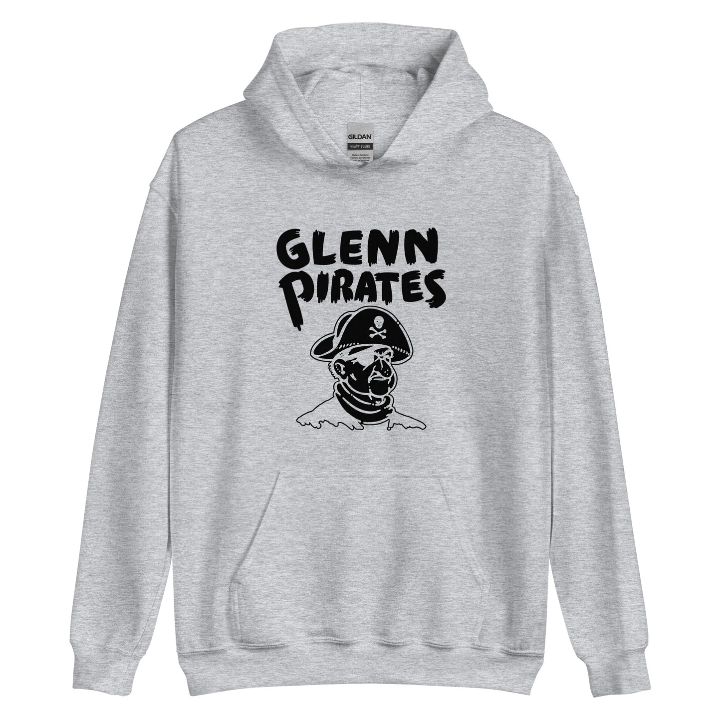 Glenn HS Pirates - mascot design  -  Unisex Hoodie