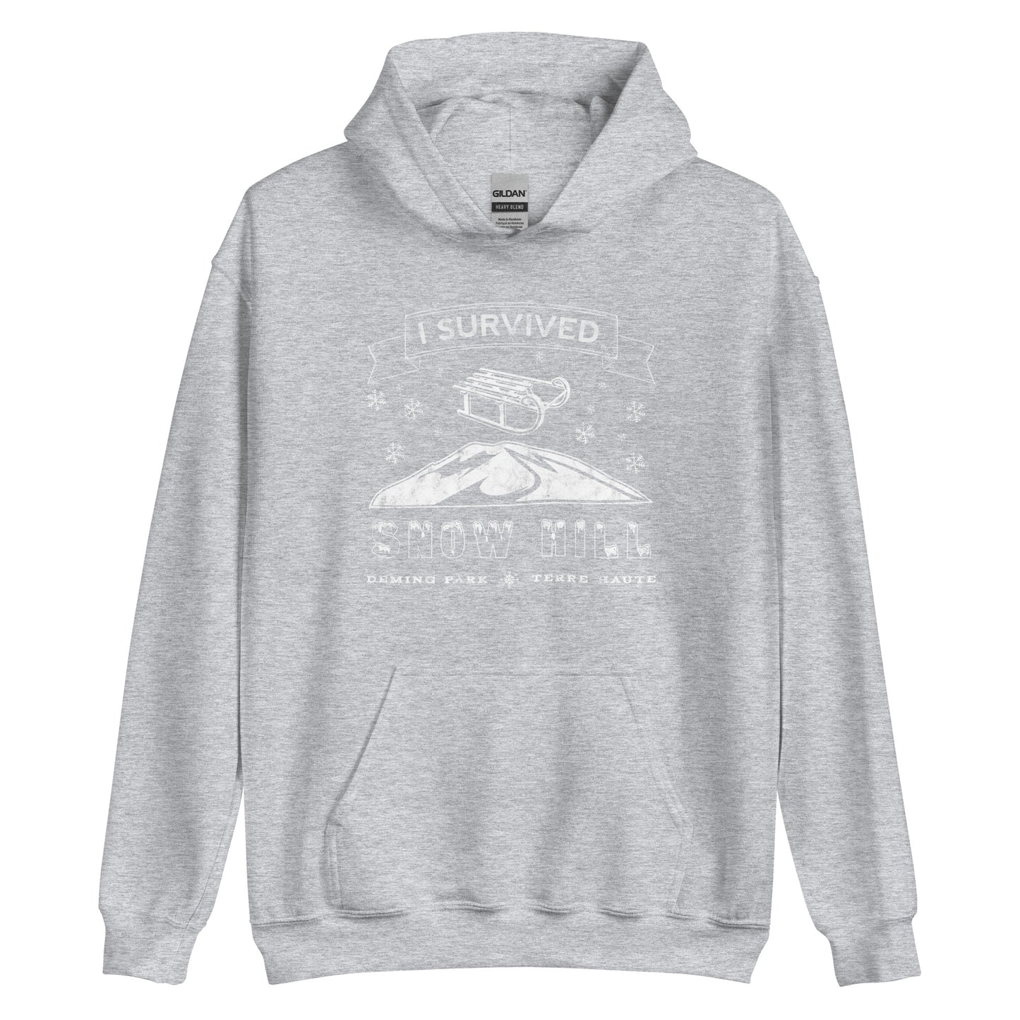 Snow Hill - Deming Park - Terre Haute Indiana  -  Unisex Hoodie