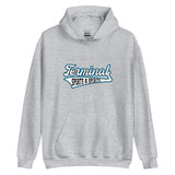 Terminal Sports & Spirits - Terre Haute Indiana - sports logo design  -  Unisex Hoodie