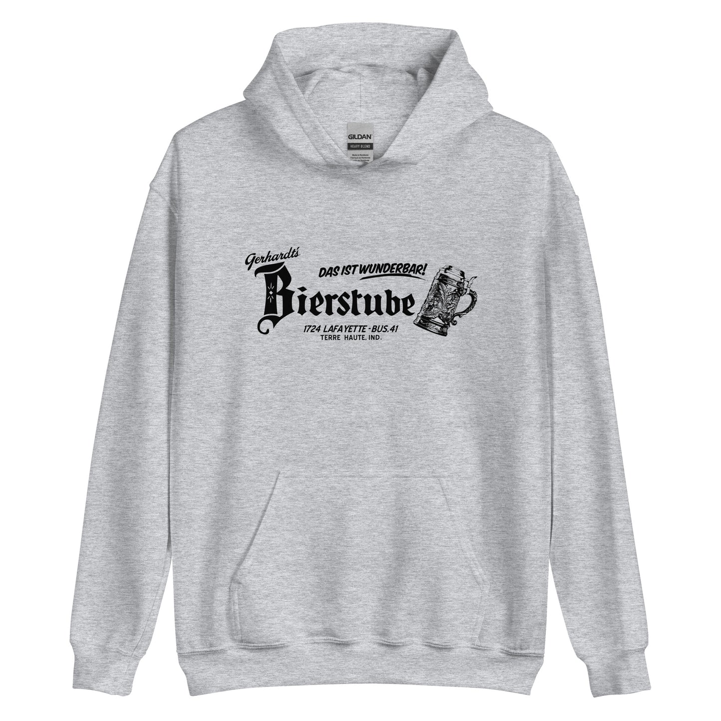 Gerhardt's Bierstube - Terre Haute Indiana  -  Unisex Hoodie