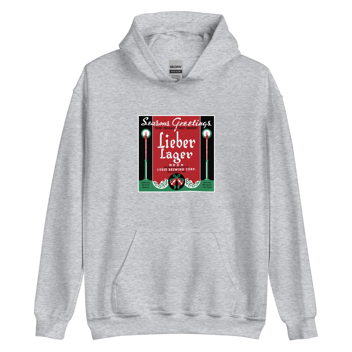 Seasons Greetings Lieber Lager  - Indianapolis Indiana - Unisex Hoodie