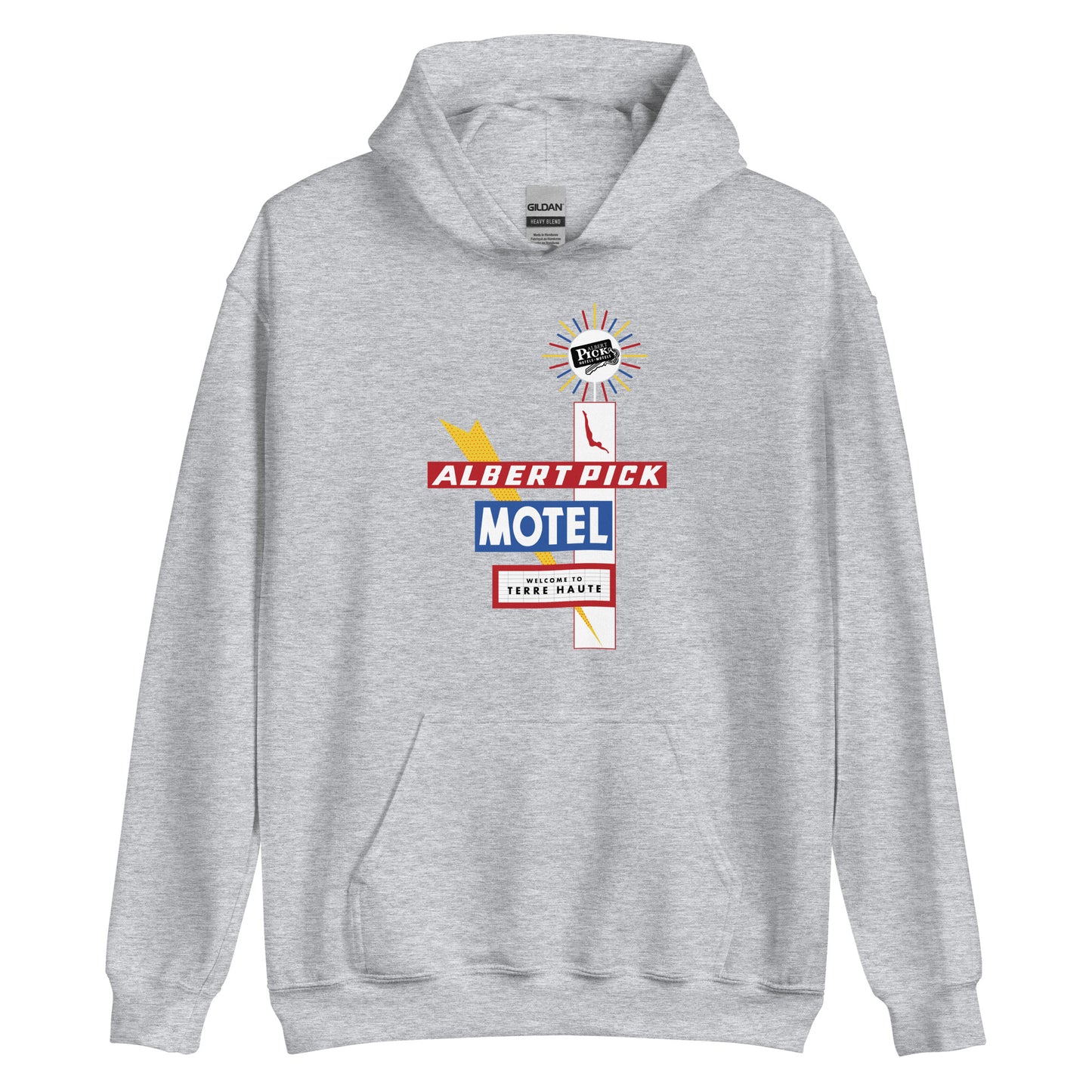 Albert Pick Motel - Terre Haute Indiana  -  Unisex Hoodie