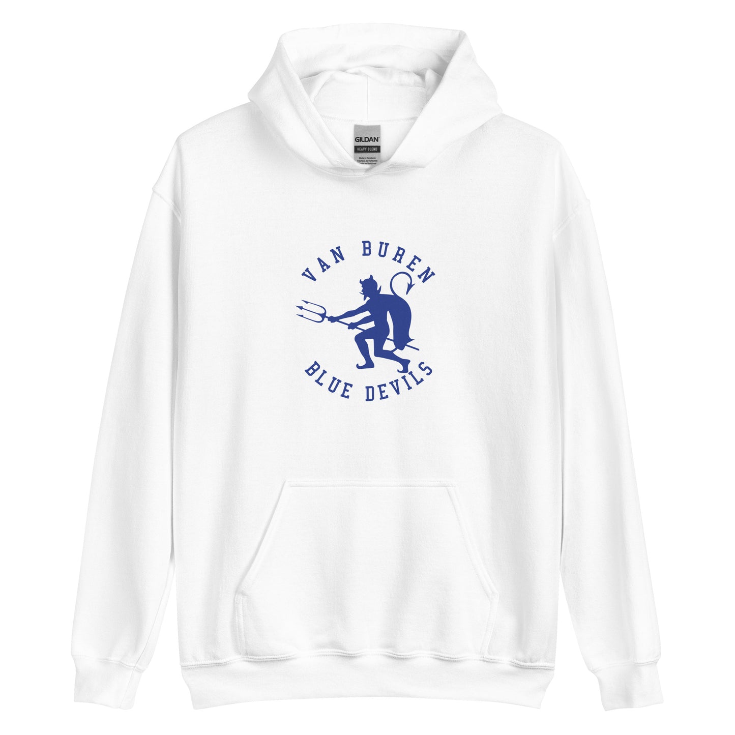 Van Buren HS Blue Devils - mascot design 2  -  Unisex Hoodie