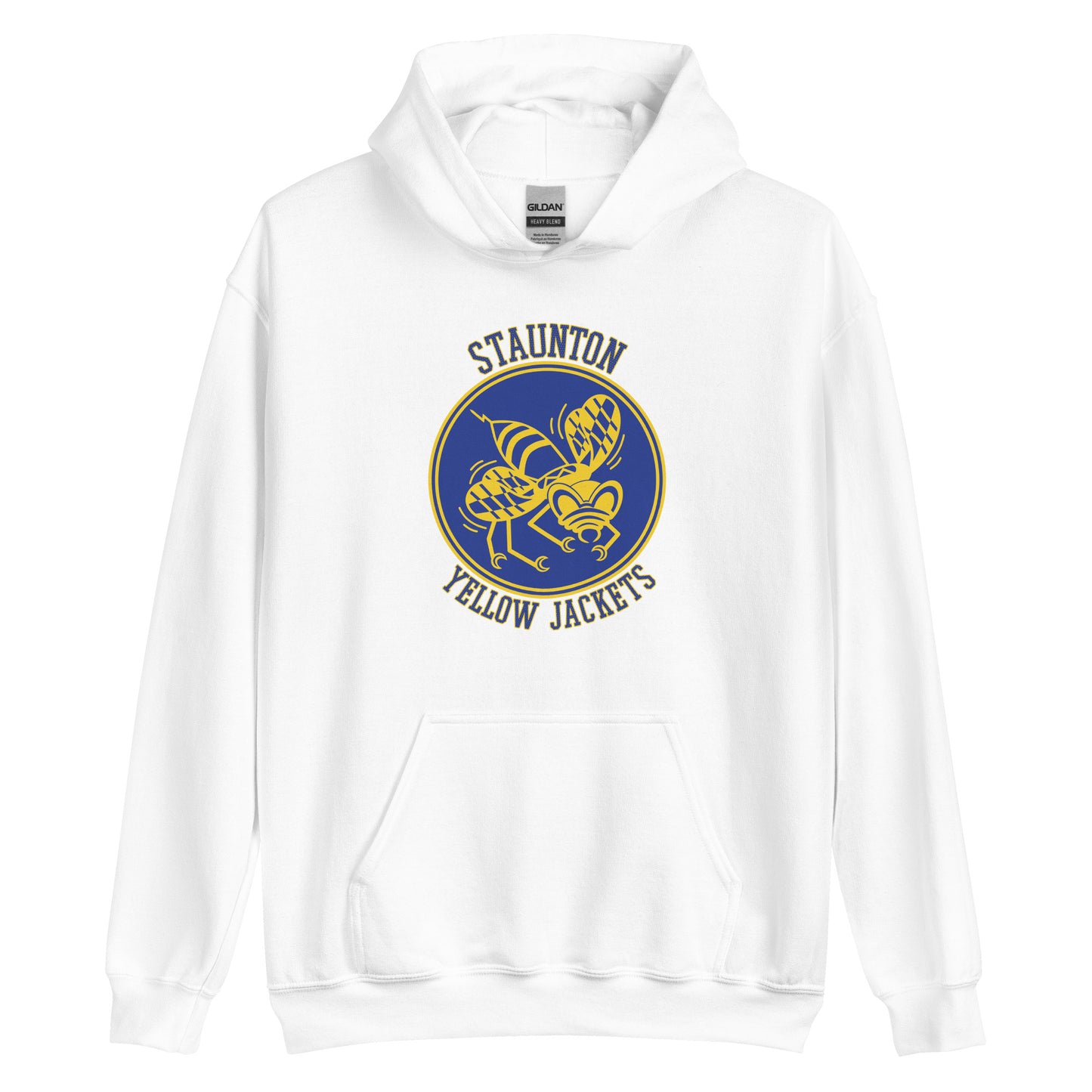 Staunton HS Yellow Jackets - center court design  -  Unisex Hoodie