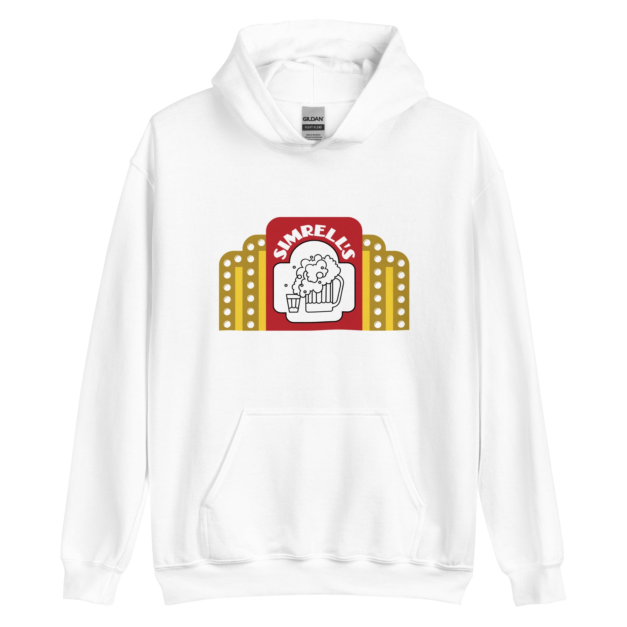 Simmrell's Bar - sign design - Terre Haute Indiana  -  Unisex Hoodie