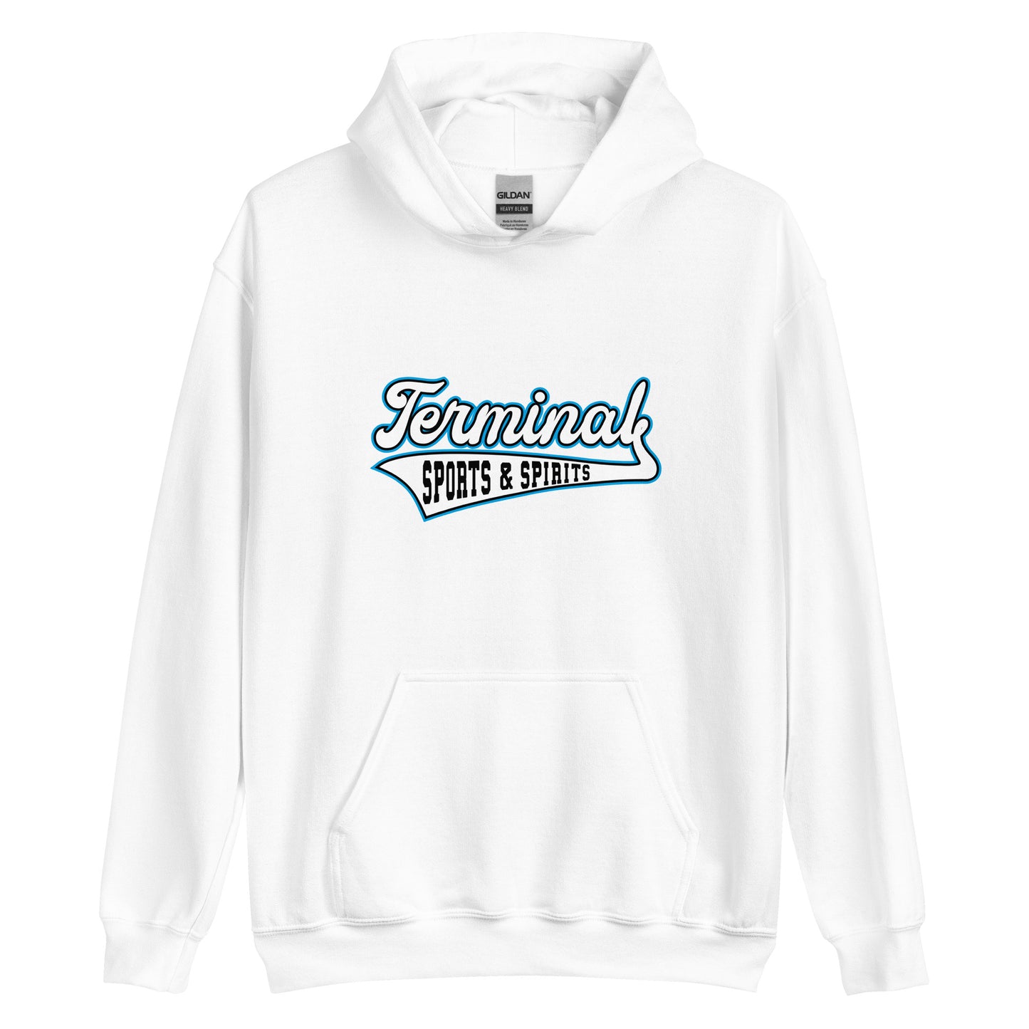 Terminal Sports & Spirits - Terre Haute Indiana - sports logo design  -  Unisex Hoodie