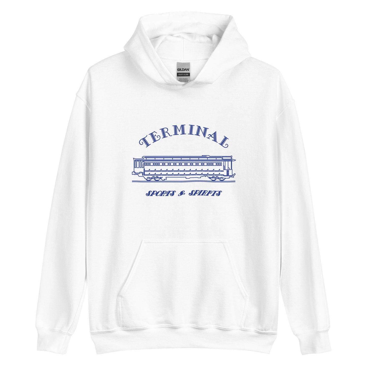 Terminal Sports & Spirits - Terre Haute Indiana - interurban design  -  Unisex Hoodie