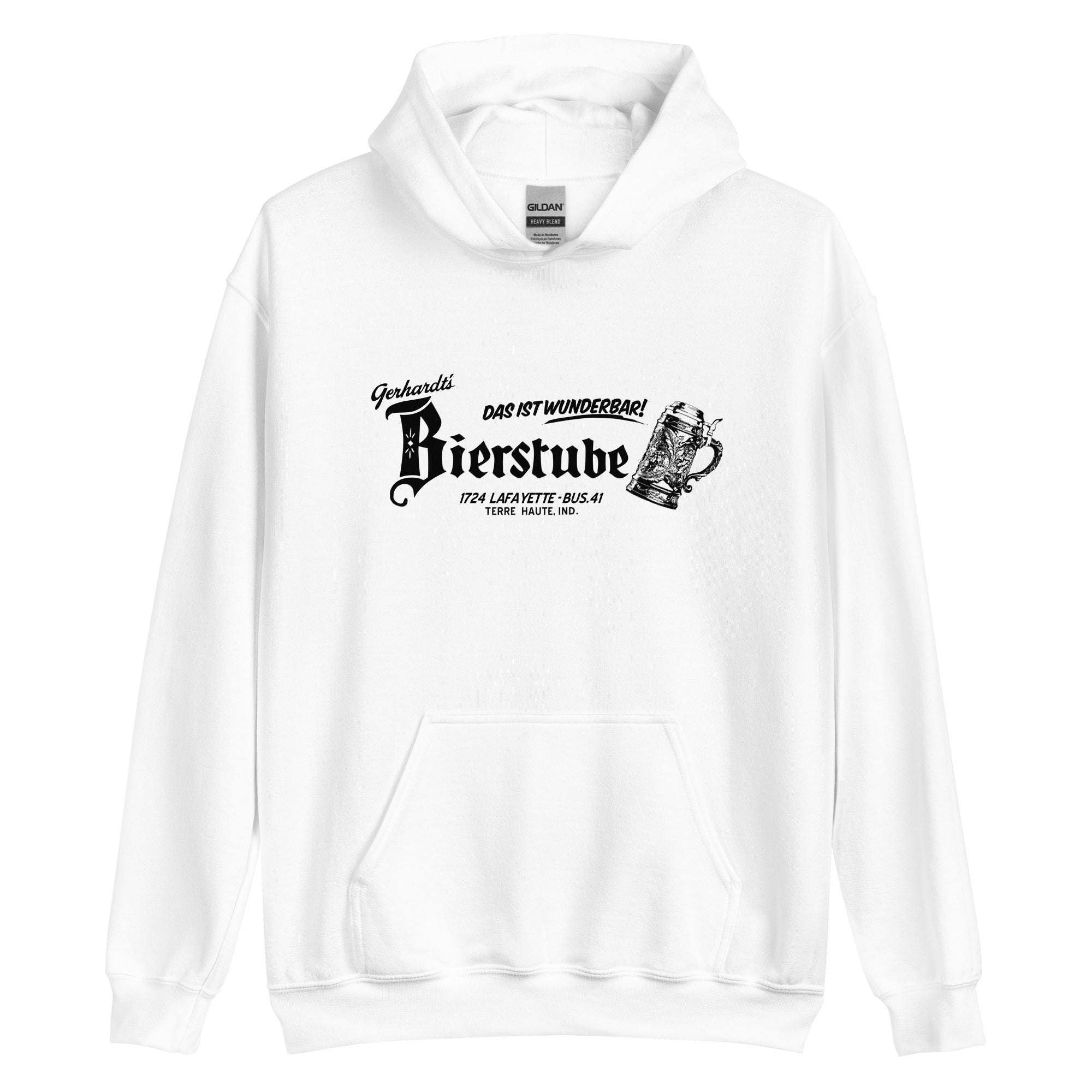 Gerhardt's Bierstube - Terre Haute Indiana  -  Unisex Hoodie
