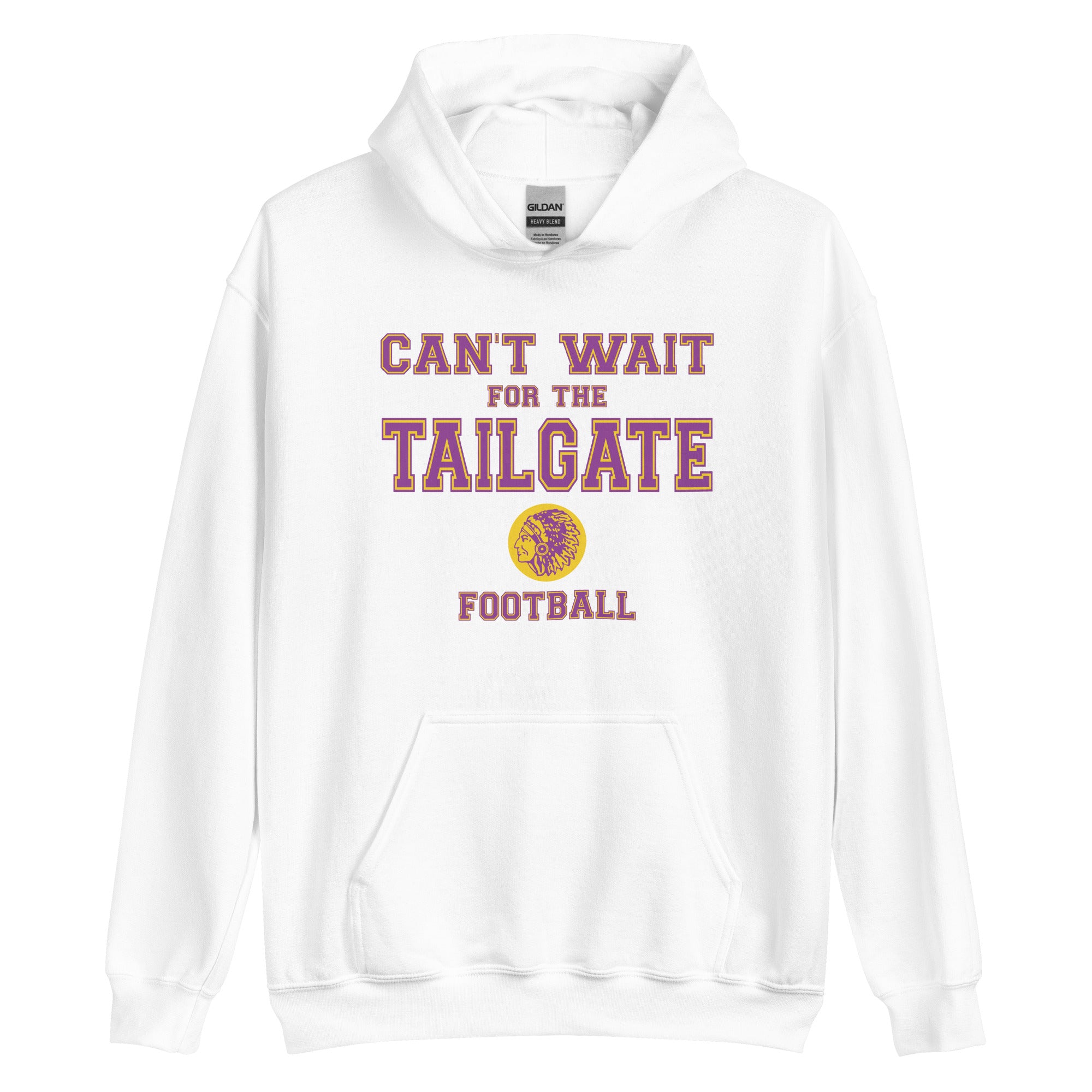 Casey-Westfield HS Warriors - Tailgate (purple/yellow)  -  Unisex Hoodie