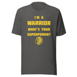 Casey-Westfield HS Warriors - Superpower (yellow)  -  Short-Sleeve Unisex T-Shirt