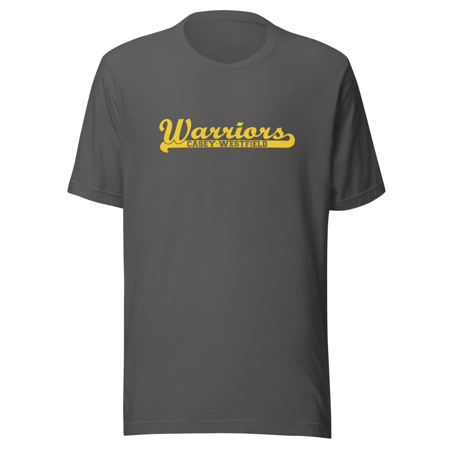 Casey-Westfield HS Warriors - Banner (yellow)  -  Short-Sleeve Unisex T-Shirt