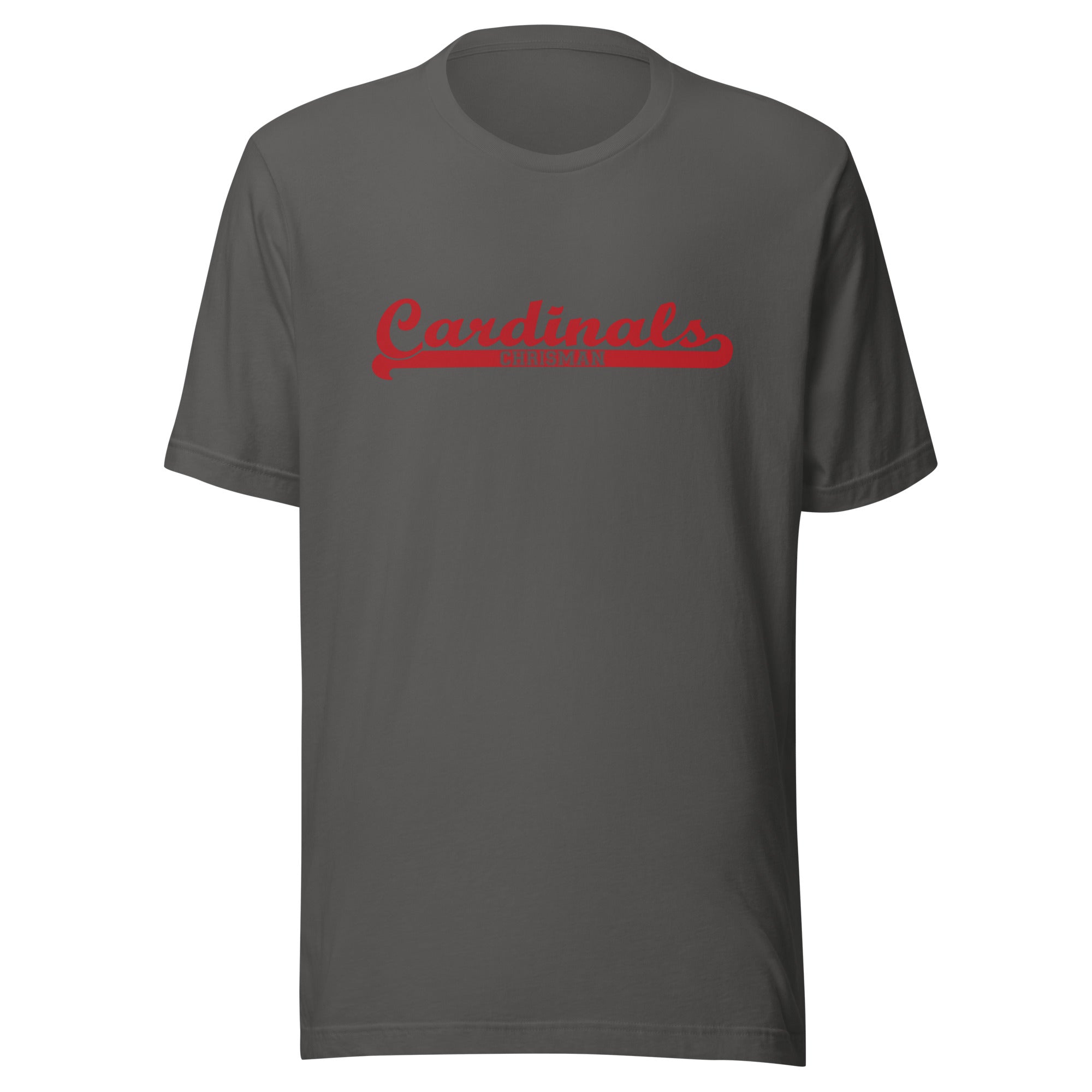 Chrisman HS Cardinals - Banner (red)  -  Short-Sleeve Unisex T-Shirt