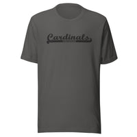 Chrisman HS Cardinals - Banner (black)  -  Short-Sleeve Unisex T-Shirt