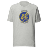 Staunton HS Yellow Jackets - center court design  -  Unisex t-shirt