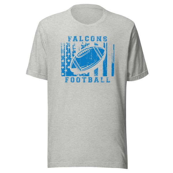 CUSTOMIZABLE - North Vermillion HS Falcons Football  -  Unisex t-shirt