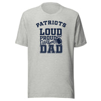 CUSTOMIZABLE - Terre Haute North Vigo HS Patriots Football Dad  -  Unisex t-shirt