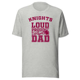 CUSTOMIZABLE - Northview HS Knights Football Dad -  Unisex t-shirt