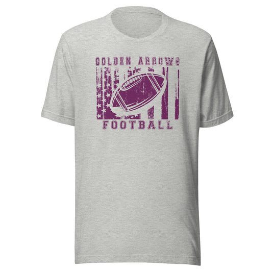 CUSTOMIZABLE - Sullivan HS Golden Arrows Football  -  Unisex t-shirt