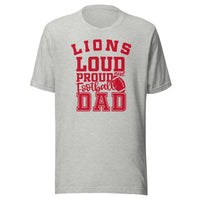 CUSTOMIZABLE - Marshall HS Lions Football Dad  -  Unisex t-shirt