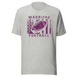 CUSTOMIZABLE - Casey-Westfield HS Warriors Football  -  Unisex t-shirt