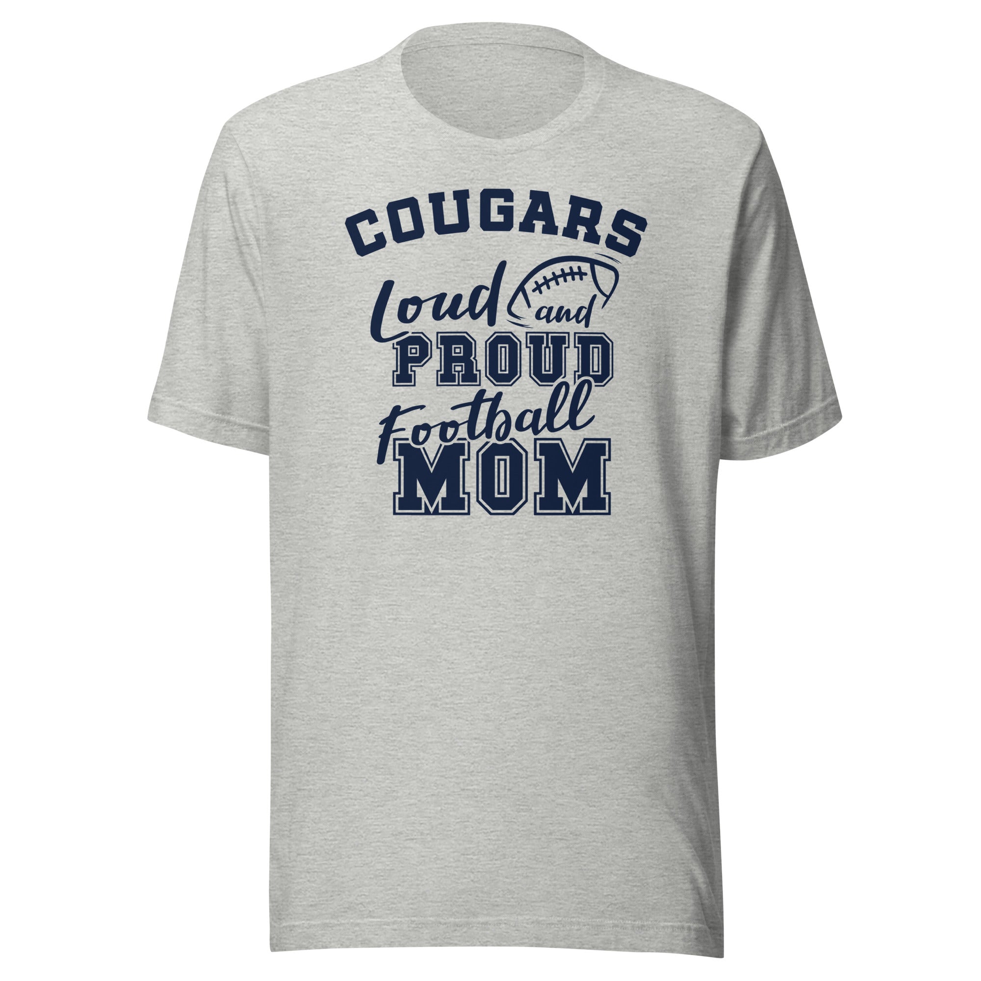 CUSTOMIZABLE - North Putnam HS Cougars Football Mom  -  Unisex t-shirt