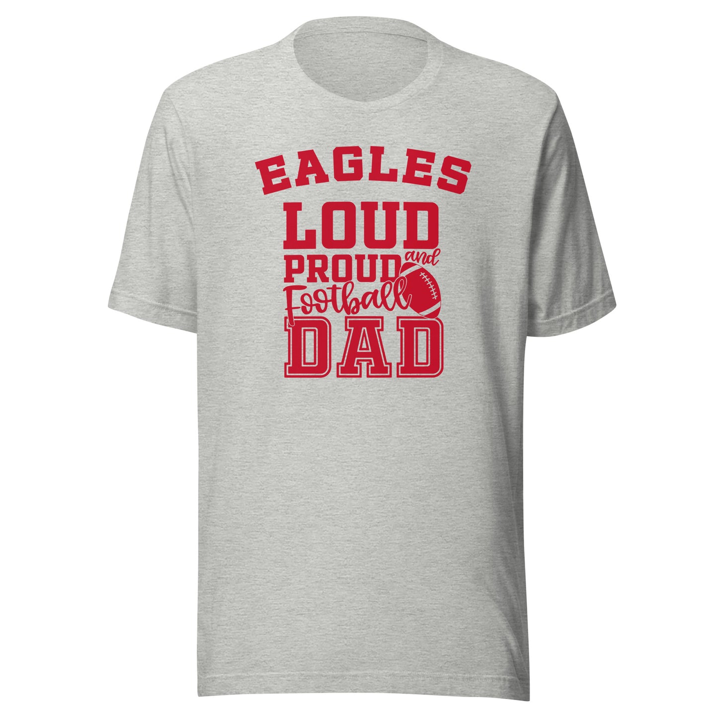 CUSTOMIZABLE - South Putnam HS Eagles Football Dad  -  Unisex t-shirt