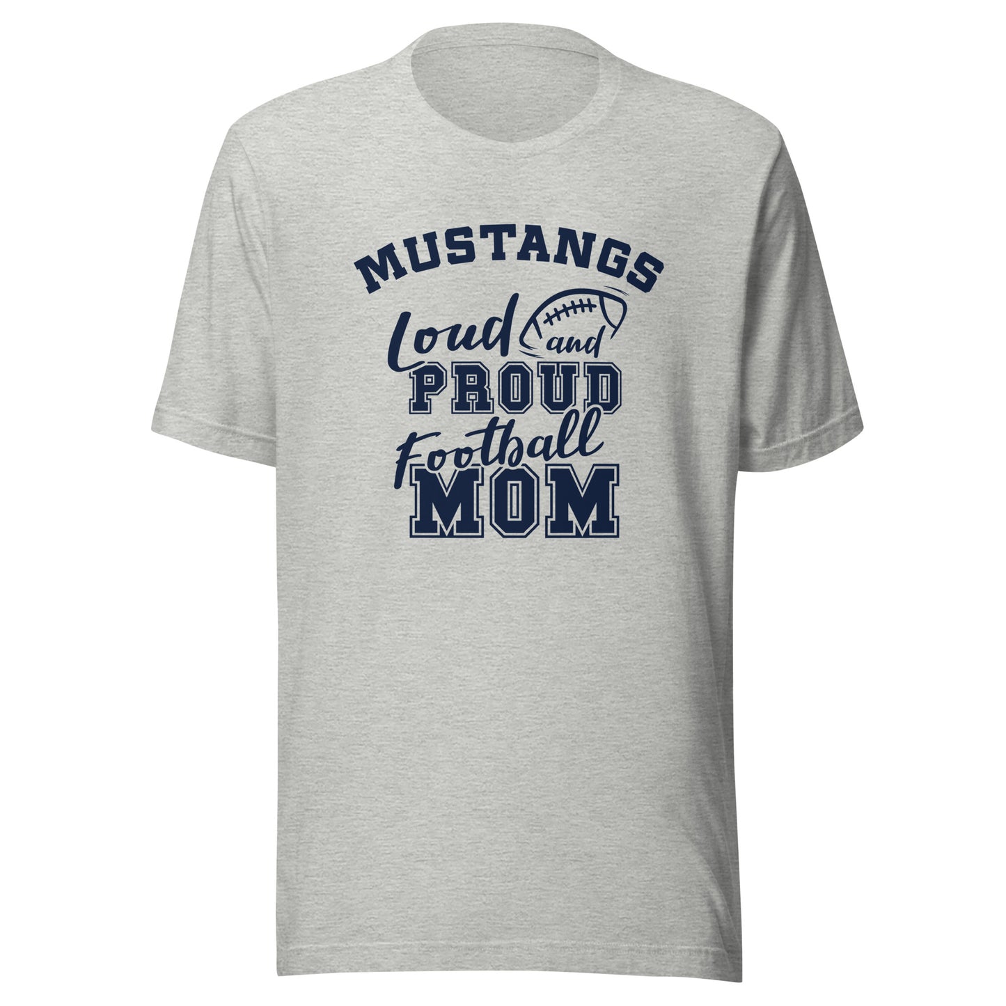 CUSTOMIZABLE - Fountain Central HS Mustangs Football Mom  -  Unisex t-shirt