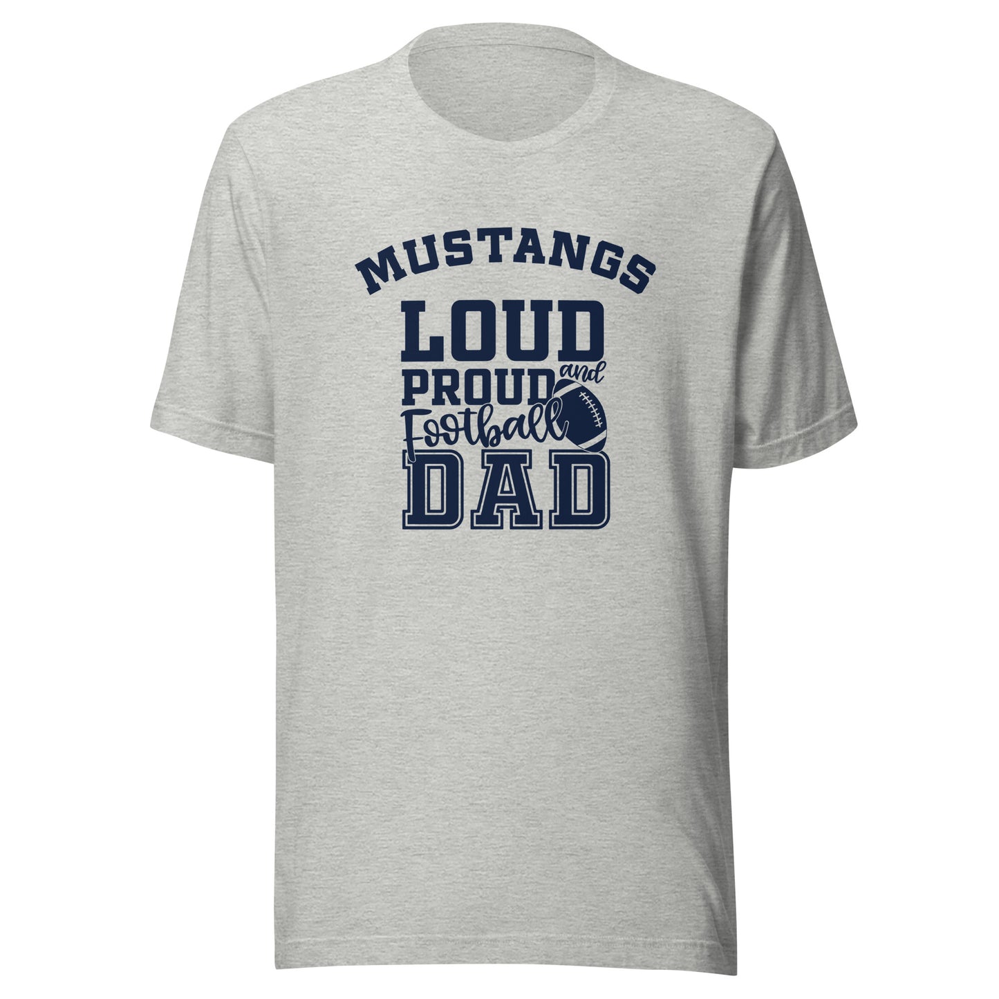 CUSTOMIZABLE - Fountain Central HS Mustangs Football Dad  -  Unisex t-shirt