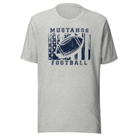 CUSTOMIZABLE - Fountain Central HS Mustangs Football  -  Unisex t-shirt